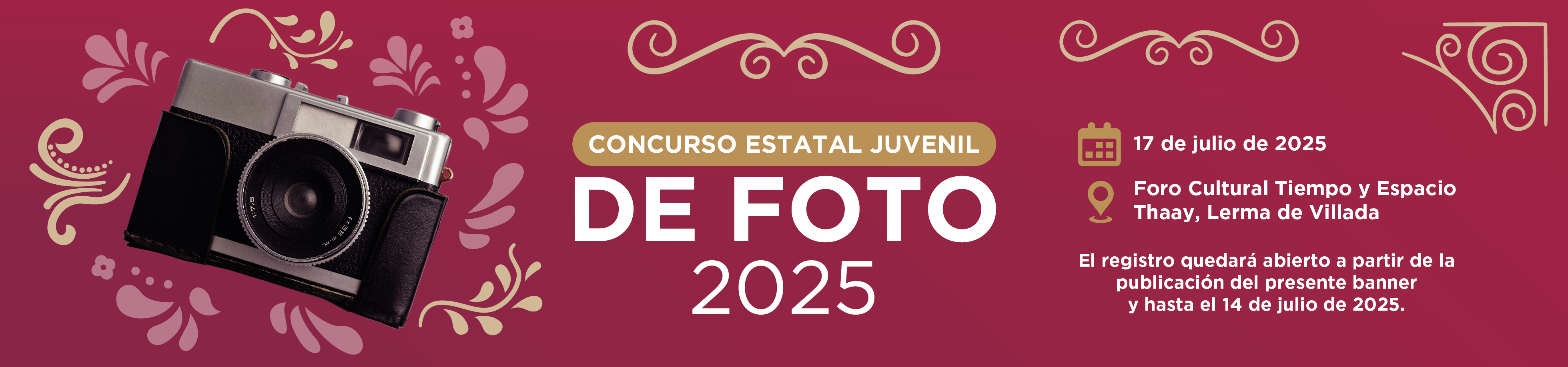 Concurso Estatal Juvenil de Foto 2025 