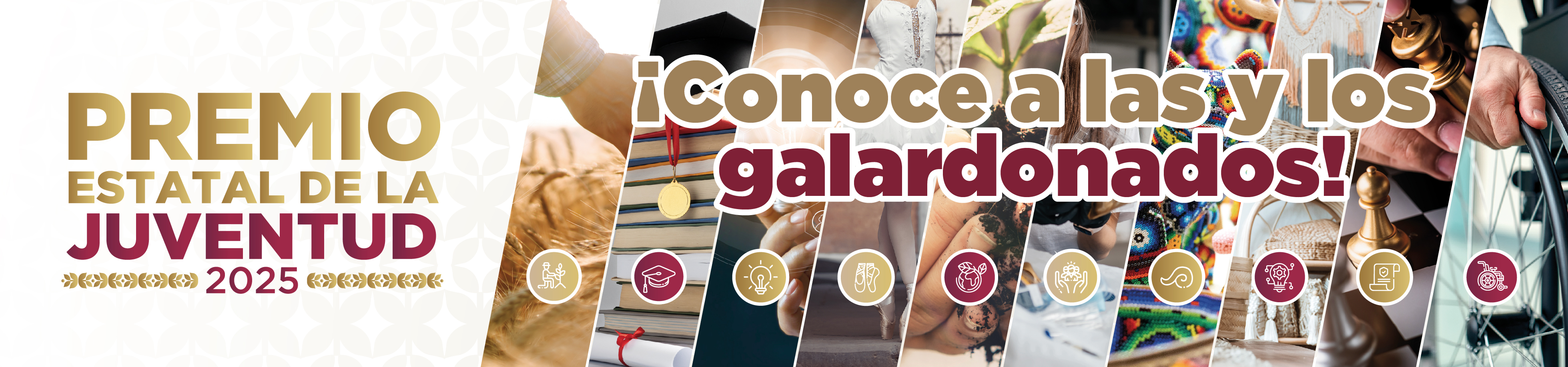 PERSONAS JÓVENES GALARDONADAS PREMIO ESTATAL DE LA JUVENTUD 2025